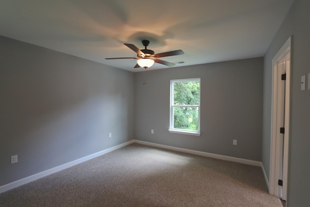 206 Sunset Dr, Red Boiling Springs, TN 37150 - carpeted empty room with ceiling fan and baseboards