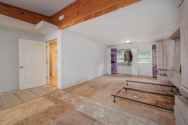 1791 Deer Creek Rd, Linden, TN 37096 - spare room featuring wood walls