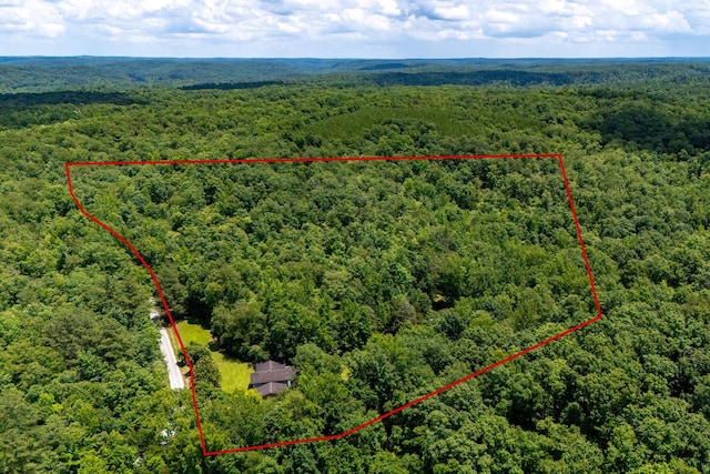 1791 Deer Creek Rd, Linden, TN 37096 - aerial view of property's location featuring property boundaries highlighted