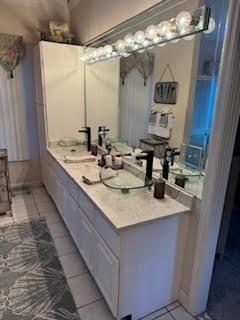 5544 S New Hope Rd, Hermitage, TN 37076 - full bath featuring tile patterned flooring and double vanity