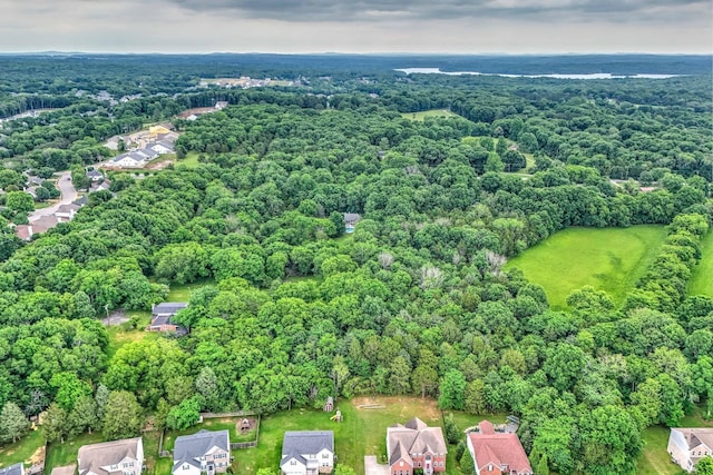 5544 S New Hope Rd, Hermitage, TN 37076 - aerial view of property's location featuring a forest and nearby suburban area
