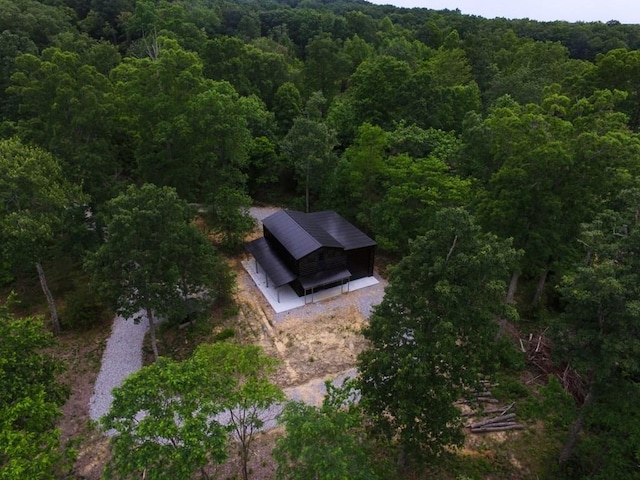 710 Baker Ter, Spencer, TN 38585 - aerial overview of property's location with a heavily wooded area