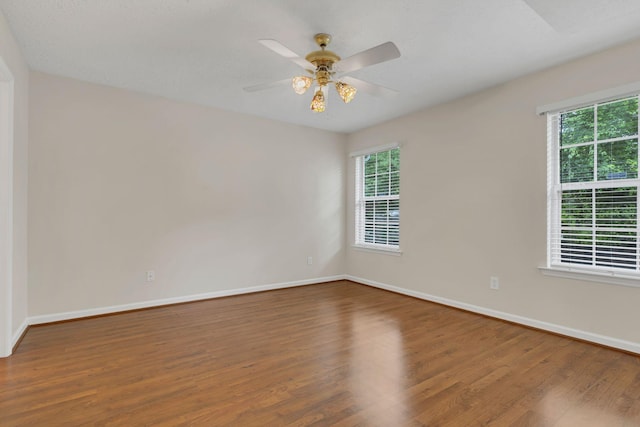 4008 Amber Way, Spring Hill, TN 37174 - spare room with healthy amount of natural light, wood finished floors, and baseboards