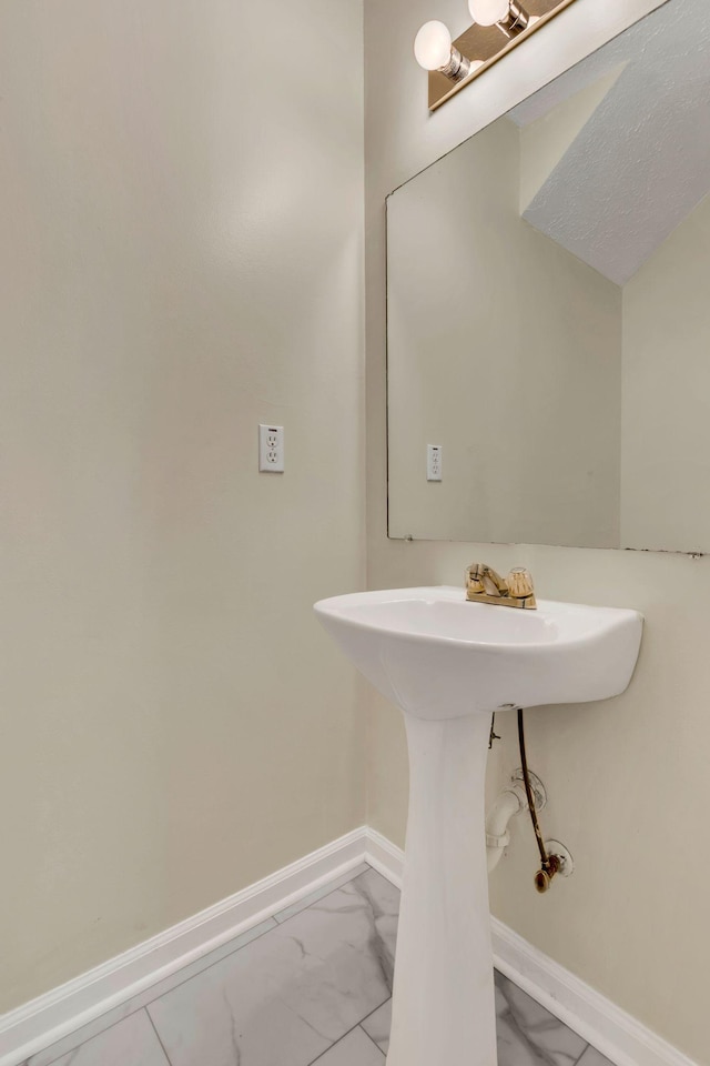 4008 Amber Way, Spring Hill, TN 37174 - bathroom featuring marble finish flooring and baseboards