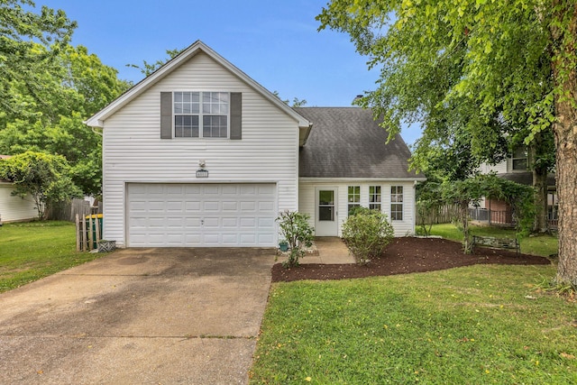 4008 Amber Way, Spring Hill, TN 37174 - traditional-style house featuring concrete driveway, a garage, and a shingled roof