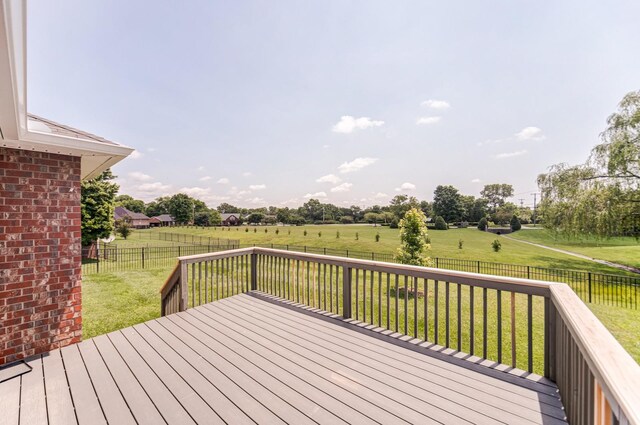 177 Hedgeway Ct, Gallatin, TN 37066 - wooden deck with a view of rural / pastoral area