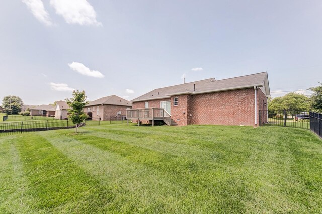 177 Hedgeway Ct, Gallatin, TN 37066 - view of yard with a deck