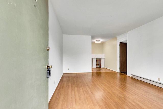 2601 Hillsboro Pike Unit E6, Nashville, TN 37212 - spare room with light wood-type flooring, baseboards, and baseboard heating