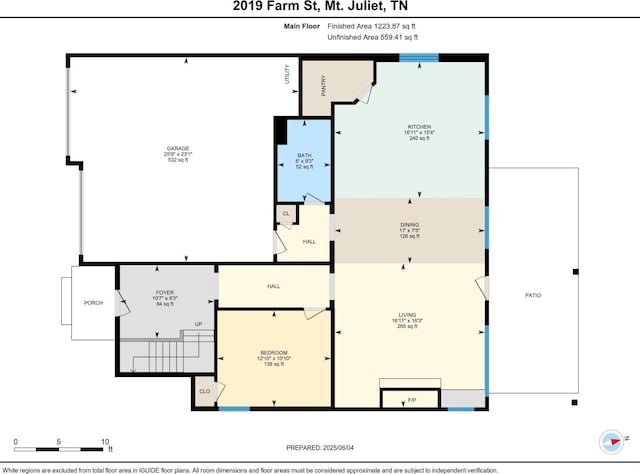 2019 Farm St, Mount Juliet, TN 37122 - view of room layout