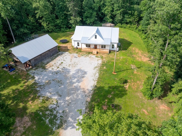 5660 Bold Springs Rd, Mc Ewen, TN 37101 - view of subject property featuring a heavily wooded area