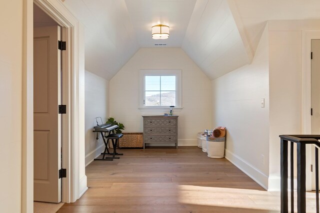 6115 Hillsboro Pike, Nashville, TN 37215 - additional living space featuring light wood-type flooring, baseboards, and lofted ceiling