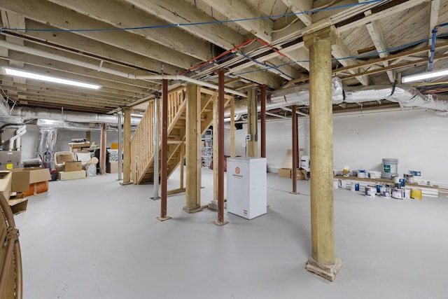 6115 Hillsboro Pike, Nashville, TN 37215 - unfinished below grade area with stairs