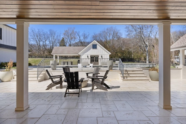 6115 Hillsboro Pike, Nashville, TN 37215 - view of patio / terrace featuring an outdoor structure