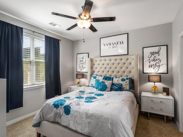 1118 Litton Ave Unit 218, Nashville, TN 37216 - bedroom featuring carpet floors, baseboards, and ceiling fan
