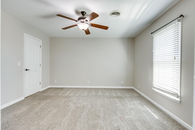 1410 Wall St, Murfreesboro, TN 37130 - carpeted empty room with ceiling fan and baseboards