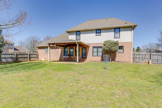 1410 Wall St, Murfreesboro, TN 37130 - rear view of property featuring a patio area and brick siding