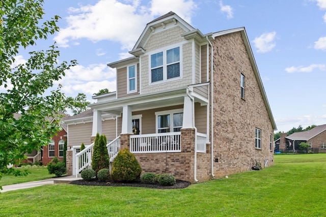 108 Rotondi Ct, Gallatin, TN 37066 - craftsman house featuring a porch and a front yard