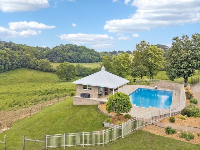 2797 Lewis Rd, Santa Fe, TN 38482 - view of swimming pool with a patio area