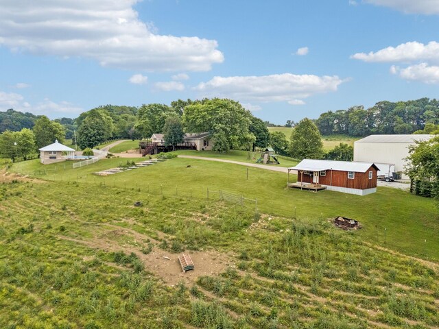 2797 Lewis Rd, Santa Fe, TN 38482 - view of yard featuring a barn and a rural view