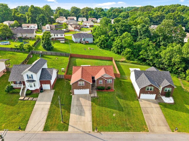 3129 Brook Hill Dr, Clarksville, TN 37042 - aerial view of residential area