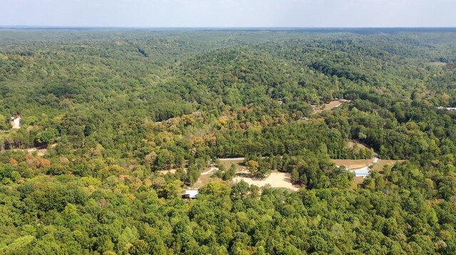 841 Mccord Hollow Rd, Hohenwald, TN 38462 - aerial overview of property's location featuring a heavily wooded area