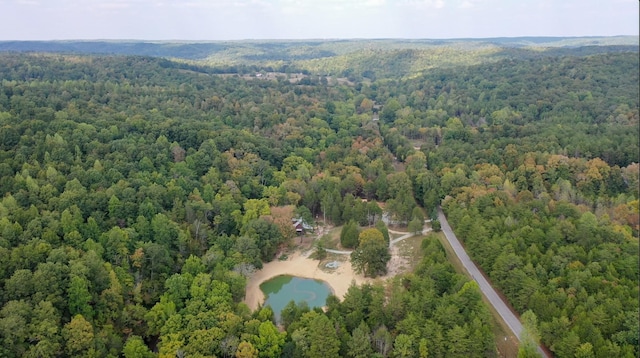 841 Mccord Hollow Rd, Hohenwald, TN 38462 - aerial view of a forest and a large body of water