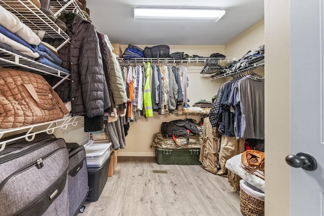 2034 Glencoe Rd, Culleoka, TN 38451 - walk in closet with wood finished floors