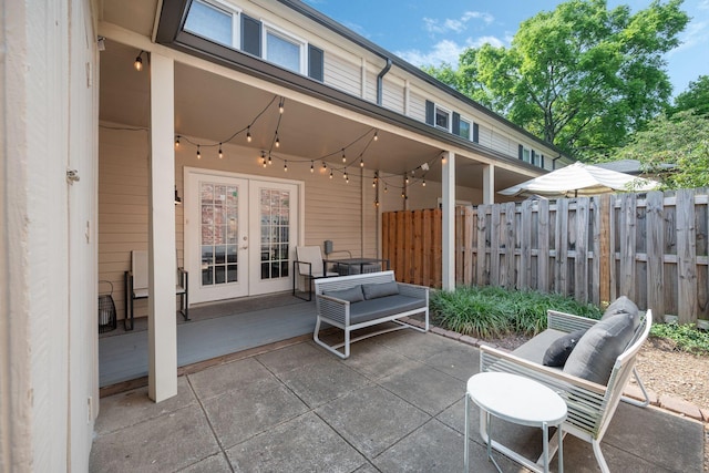 5025 Hillsboro Pike Unit 1A, Nashville, TN 37215 - view of patio / terrace featuring french doors