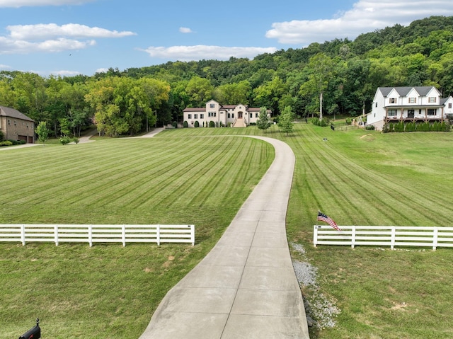 7433 Magnolia Valley Dr, Eagleville, TN 37060 - view of yard featuring a forest view