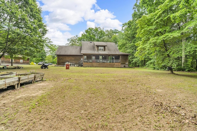 81 Pine Tree Cir, Crossville, TN 38571 - back of property with a yard