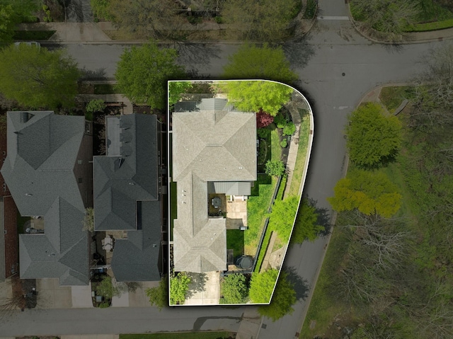 200 Addison Ave, Franklin, TN 37064 - aerial view of property and surrounding area with property boundaries highlighted