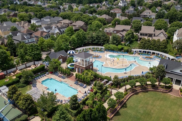 200 Addison Ave, Franklin, TN 37064 - aerial view of residential area featuring a pool area