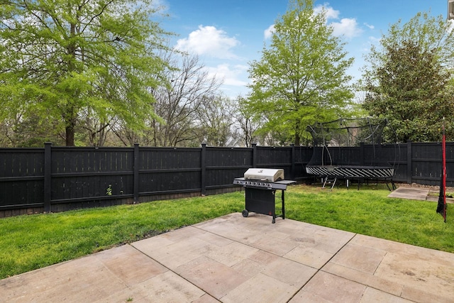 200 Addison Ave, Franklin, TN 37064 - view of patio with a trampoline and grilling area
