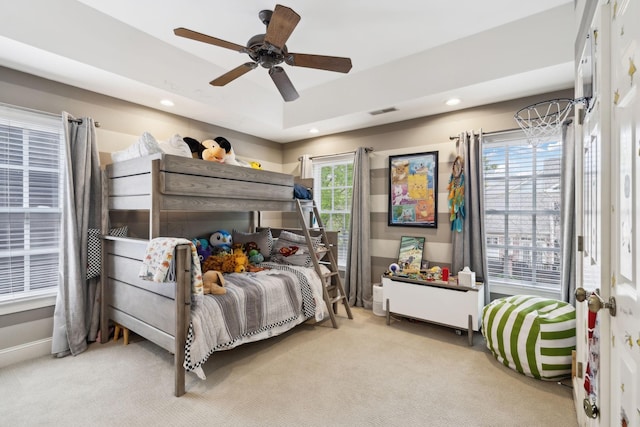 200 Addison Ave, Franklin, TN 37064 - bedroom with carpet, recessed lighting, and ceiling fan