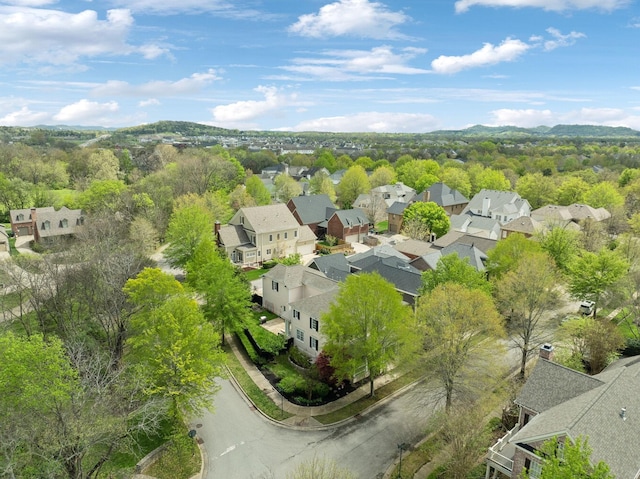 200 Addison Ave, Franklin, TN 37064 - aerial view of residential area featuring a mountainous background