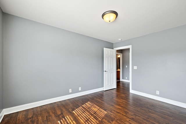 5239 Starnes Dr, Murfreesboro, TN 37128 - spare room featuring baseboards and dark wood-style floors