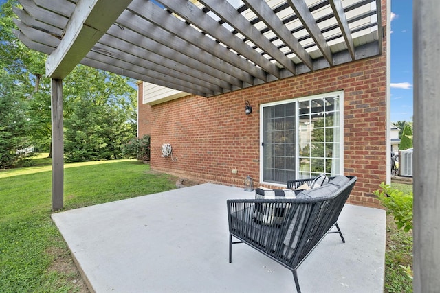 5239 Starnes Dr, Murfreesboro, TN 37128 - view of patio / terrace with a pergola