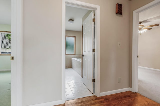 1634 Falling Water Rd, Sparta, TN 38583 - hall with baseboards