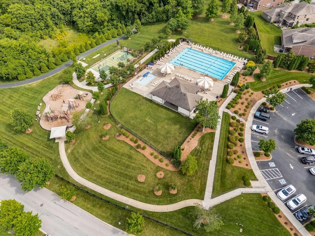 115 Wise Rd, Franklin, TN 37064 - bird's eye view of a pool