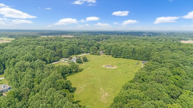 431 Jack Thomas Dr, Manchester, TN 37355 - drone / aerial view of a heavily wooded area
