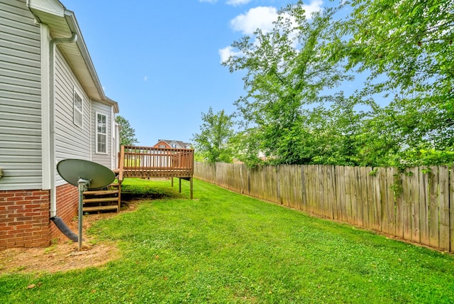 3700 Wheatfield Ln, Clarksville, TN 37040 - view of yard featuring a wooden deck