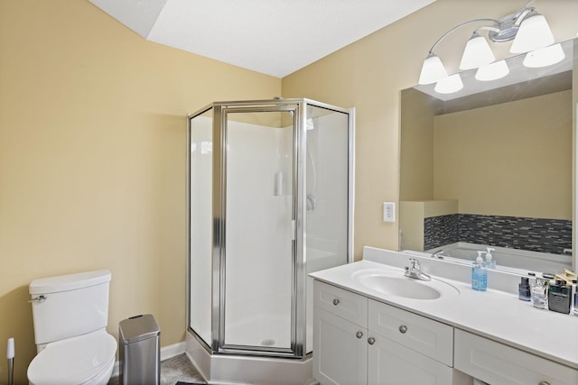 1515 Bridgecrest Dr Unit 220, Antioch, TN 37013 - full bathroom with a shower stall, vanity, and toilet