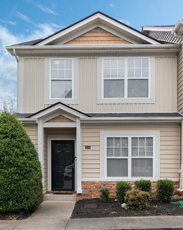 1515 Bridgecrest Dr Unit 220, Antioch, TN 37013 - view of front of property featuring board and batten siding and stone siding