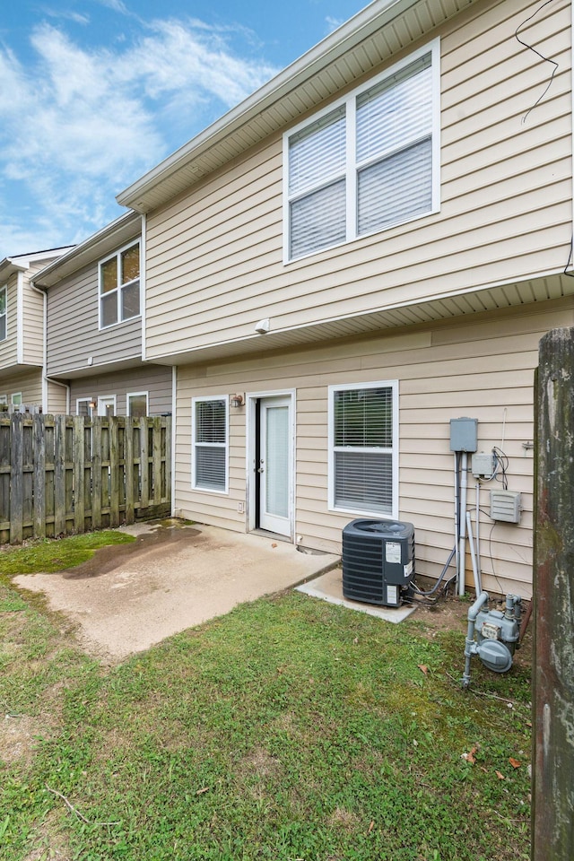 1515 Bridgecrest Dr Unit 220, Antioch, TN 37013 - rear view of house featuring central AC unit and a patio area