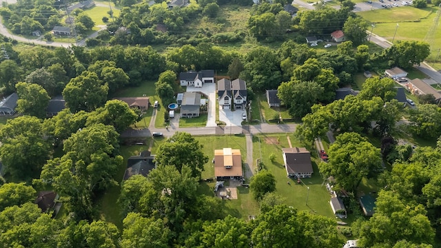 1812 Elizabeth Rd, Nashville, TN 37218 - aerial view of property's location featuring nearby suburban area