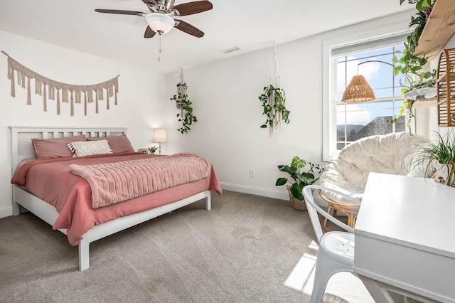 1705 Allisona Rd, Eagleville, TN 37060 - bedroom featuring baseboards, carpet flooring, and a ceiling fan