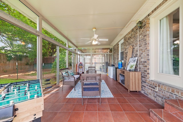 314 Millhouse Rd, Smyrna, TN 37167 - view of patio with a ceiling fan and outdoor lounge area