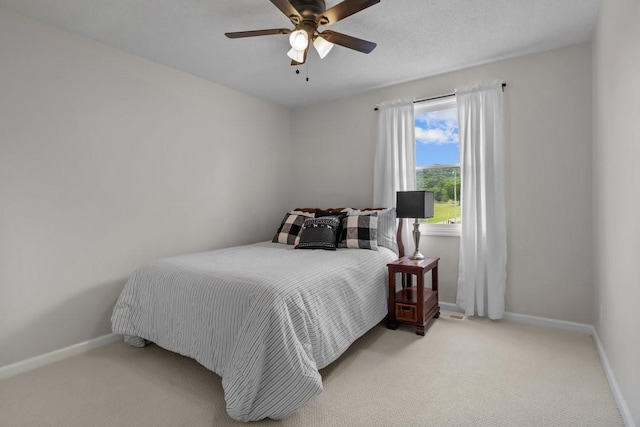 346 Spring Creek Ln, Lebanon, TN 37090 - bedroom with carpet, baseboards, and ceiling fan