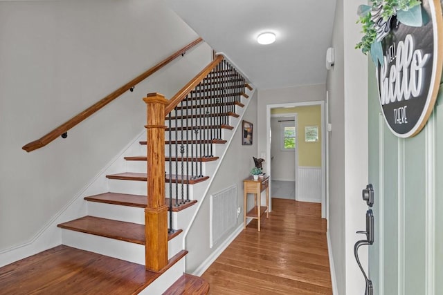 346 Spring Creek Ln, Lebanon, TN 37090 - entryway featuring wood finished floors and stairs