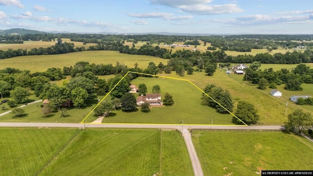 346 Spring Creek Ln, Lebanon, TN 37090 - view of rural area featuring property boundaries highlighted